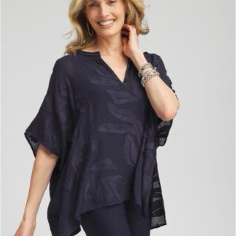Elegant Navy Women's Top
